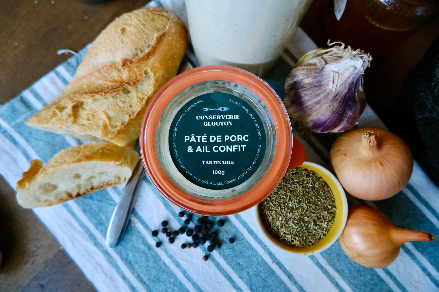tartinable salé conserverie glouton responsable